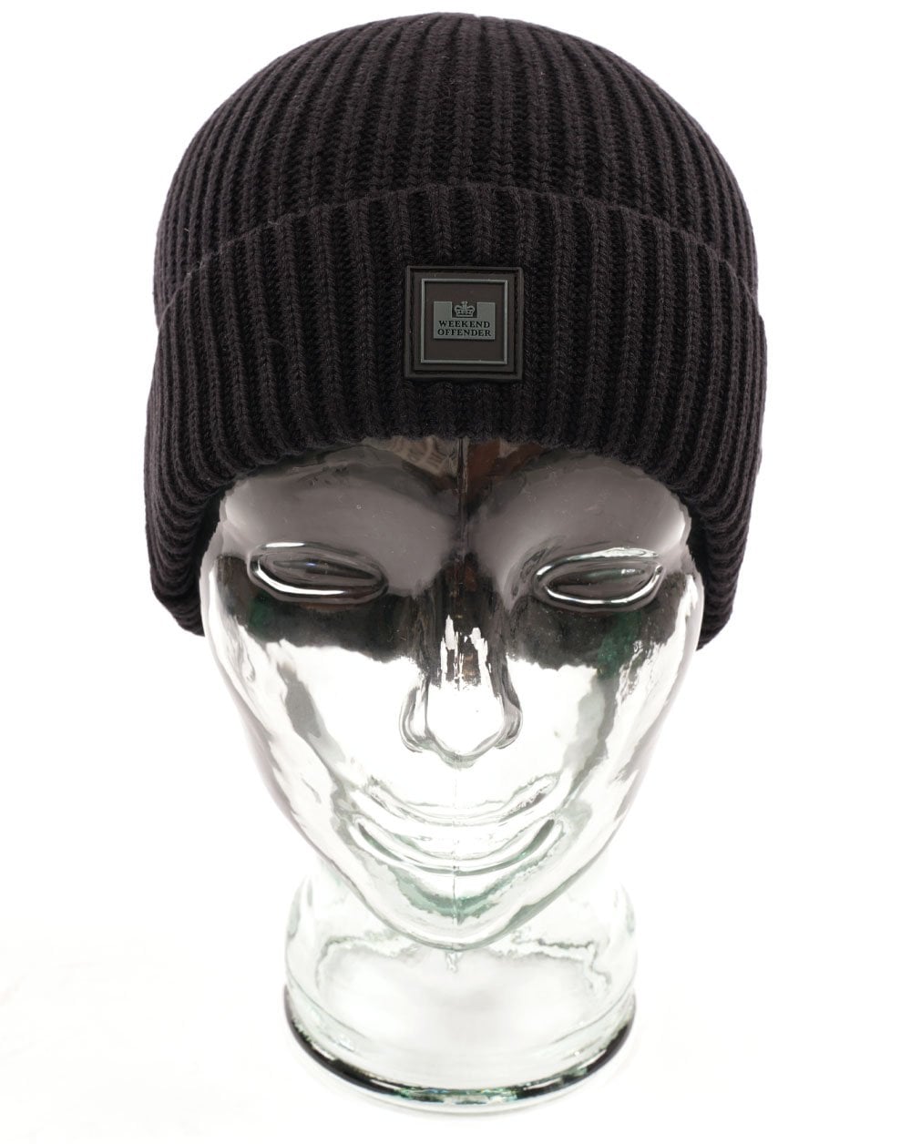 Weekend Offender Kettama Rippenmütze Schwarz