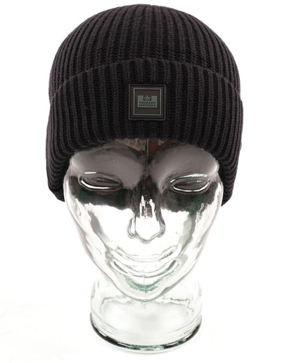 Weekend Offender Kettama Rippenmütze Schwarz