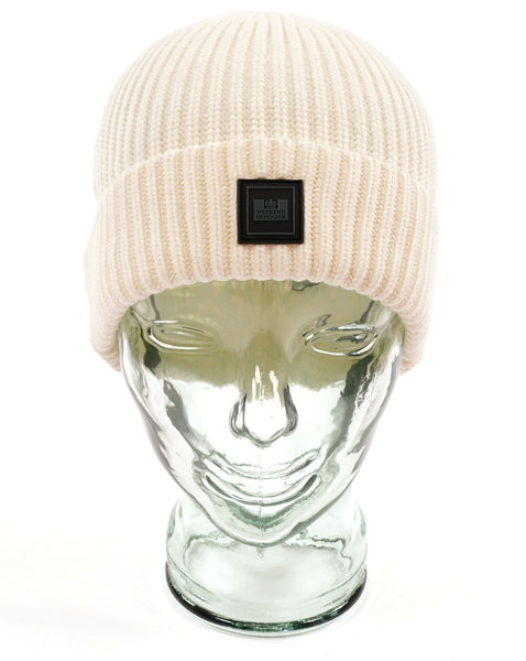 Weekend Offender Kettama Ribbed Beanie Winter White