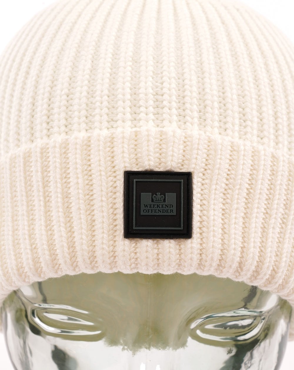 Weekend Offender Kettama Rippenmütze Winterweiß