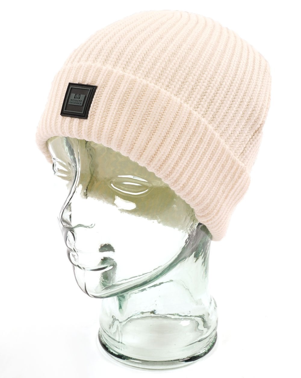 Weekend Offender Kettama Rippenmütze Winterweiß