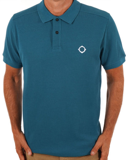 Ma.strum Piqué-Poloshirt Sturmblau
