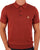 Gabicci Vintage Jackson Knitted Polo Rust