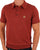 Gabicci Vintage Jackson Knitted Polo Rust