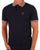 Trojan Gingham Detail Polo Navy