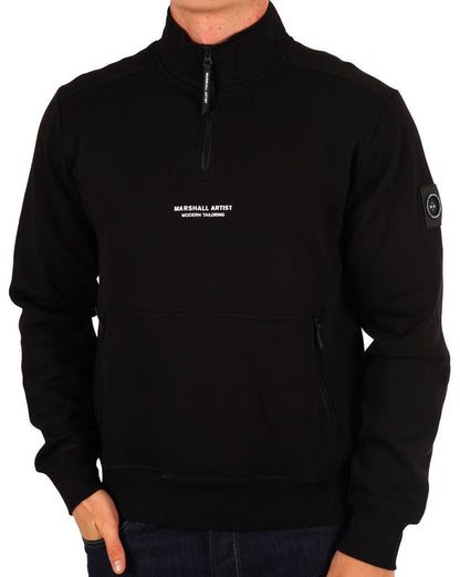 Marshall Artist Siren 1/4 Zip Sweatshirt Schwarz