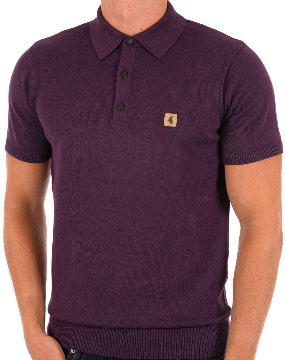 Gabicci Vintage Jackson Strickpolo Traube