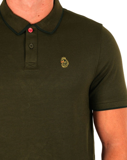 Luke Meadtastic Poloshirt Dunkelgrün