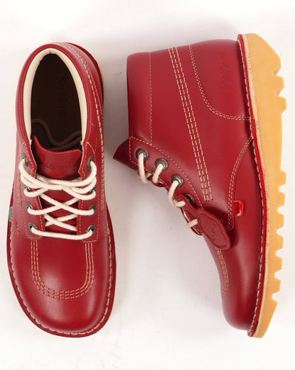 Kickers Kick Hi Stiefel Rot