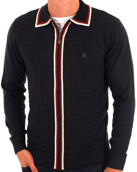 Gabicci Vintage Tieplo Zip Thru Navy
