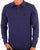 Gabicci Vintage Francesco LS Knitted Polo Insignia Blue