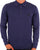 Gabicci Vintage Francesco LS Knitted Polo Insignia Blue