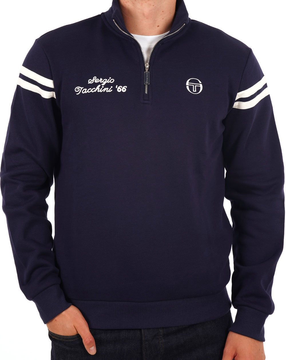 Sergio Tacchini Maurizio 1/4 Zip Sweat Marineblau