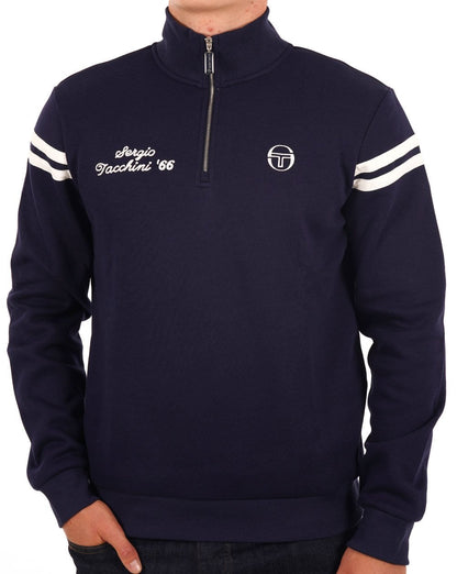 Sergio Tacchini Maurizio 1/4 Zip Sweat Marineblau
