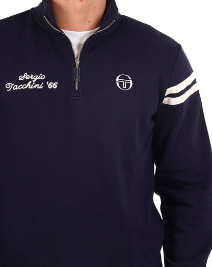 Sergio Tacchini Maurizio 1/4 Zip Sweat Marineblau