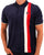 Fila Vintage Terra Velour Polo Shirt Navy