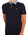 Weekend Offender Check Collar Polo Shirt Navy/Blue Check