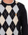 Gabicci Vintage Argyle Knit Jumper Navy