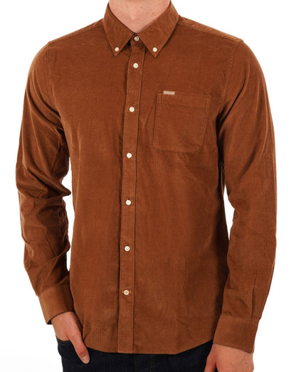 Barbour Ramsey Tailored Hemd Sandstein