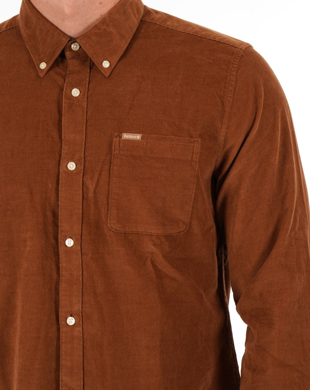 Barbour Ramsey Tailored Hemd Sandstein