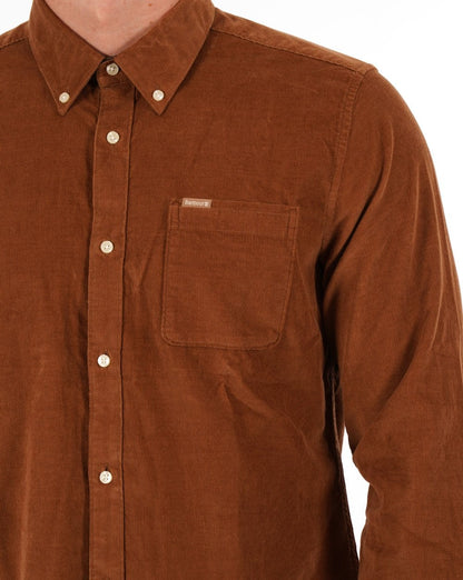 Barbour Ramsey Tailored Hemd Sandstein