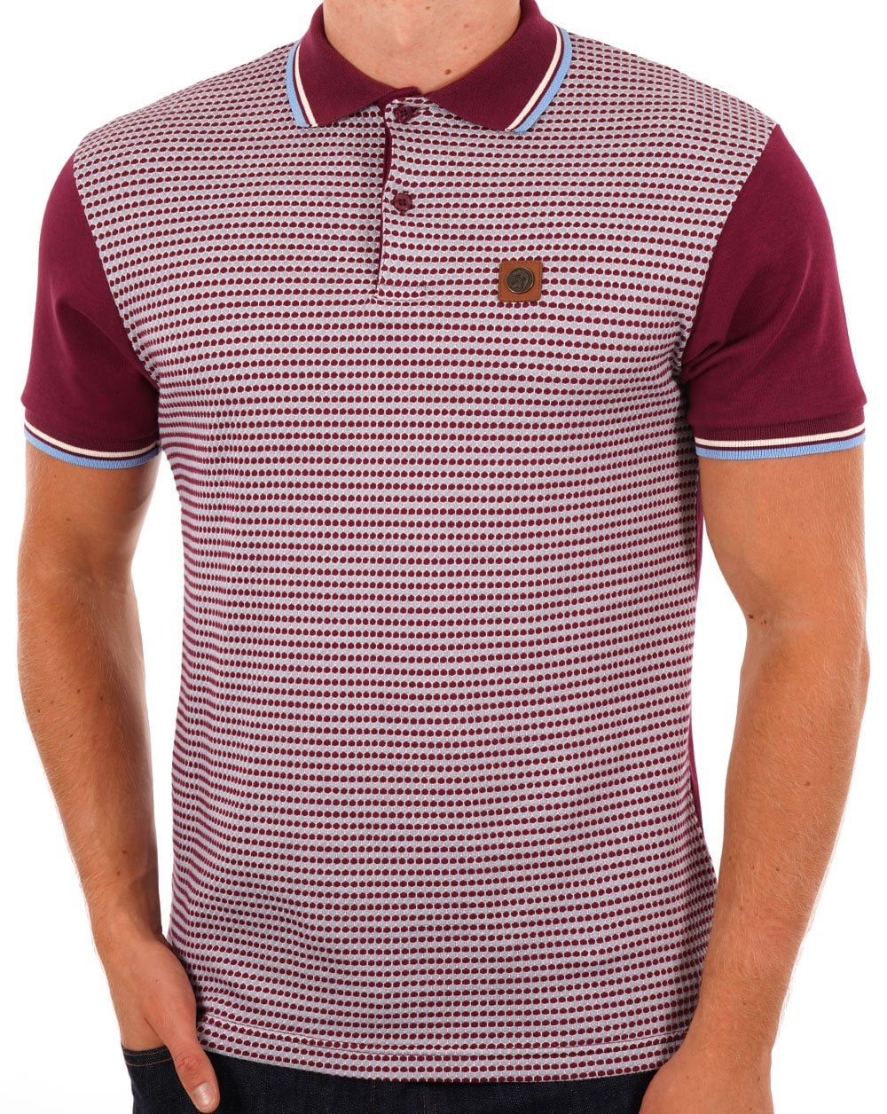 Trojan Birdseye Panel Poloshirt Port
