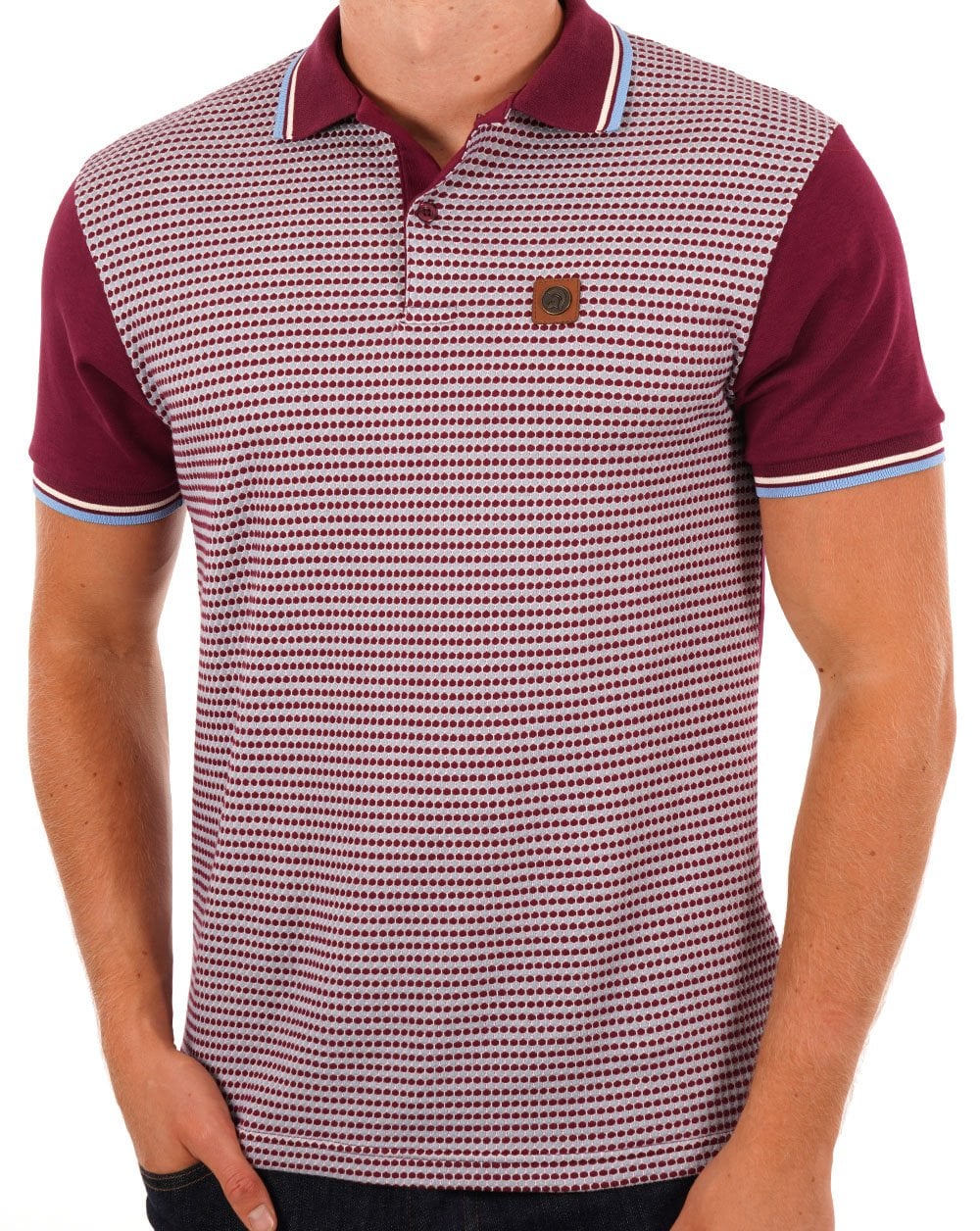 Trojan Birdseye Panel Poloshirt Port