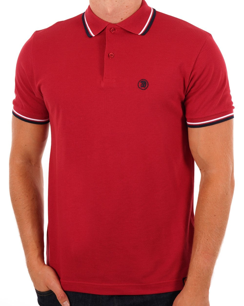 Trojan Twin Tipped Signature Polo Blutrot