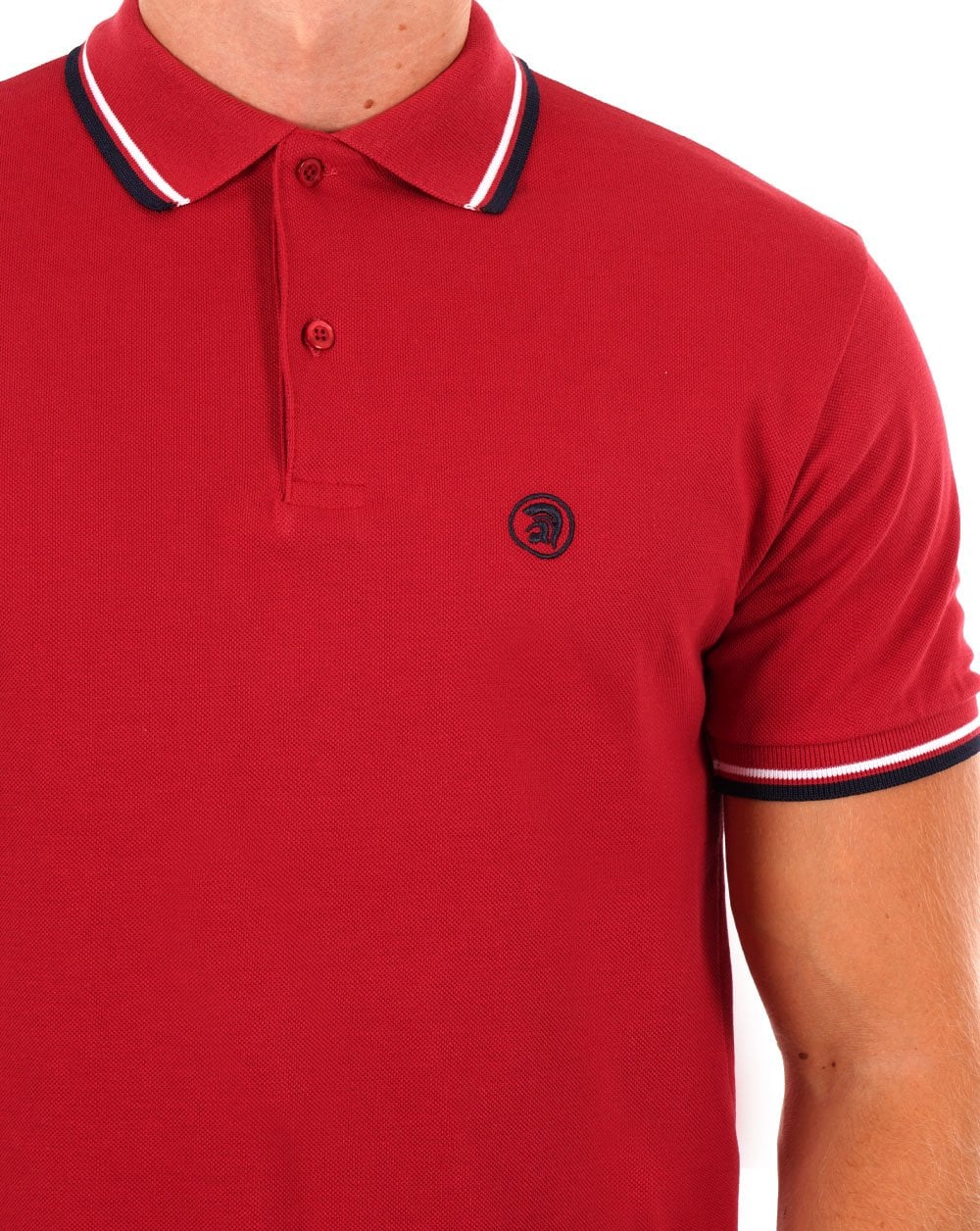 Trojan Twin Tipped Signature Polo Blutrot
