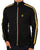 Trojan Twin Stripe Contrast Zip Track Top Black