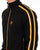 Trojan Twin Stripe Contrast Zip Track Top Black