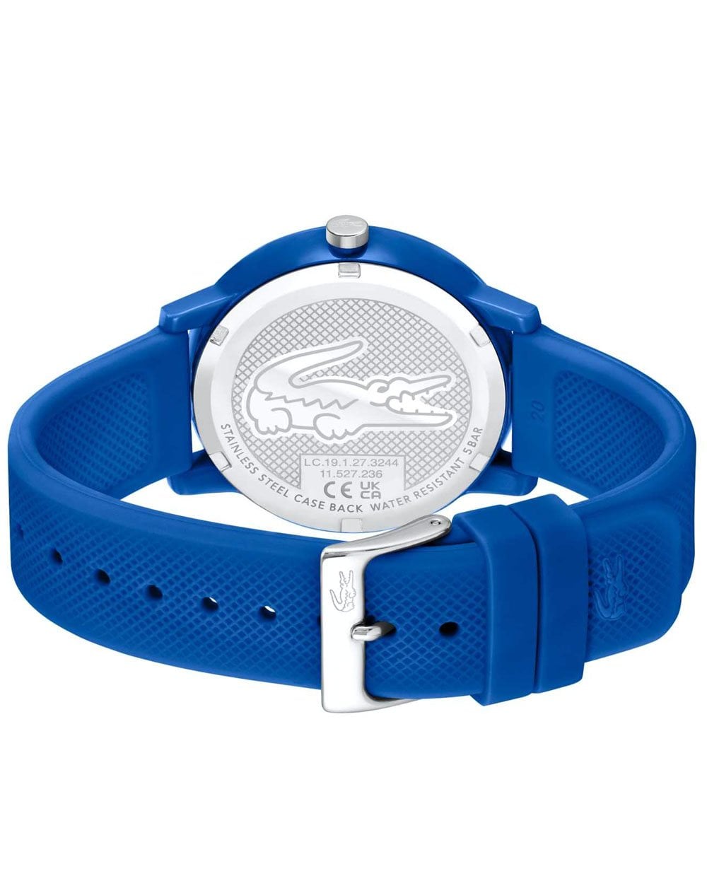 Lacoste 12.12 3 Hand Silicone Watch Royal Blue