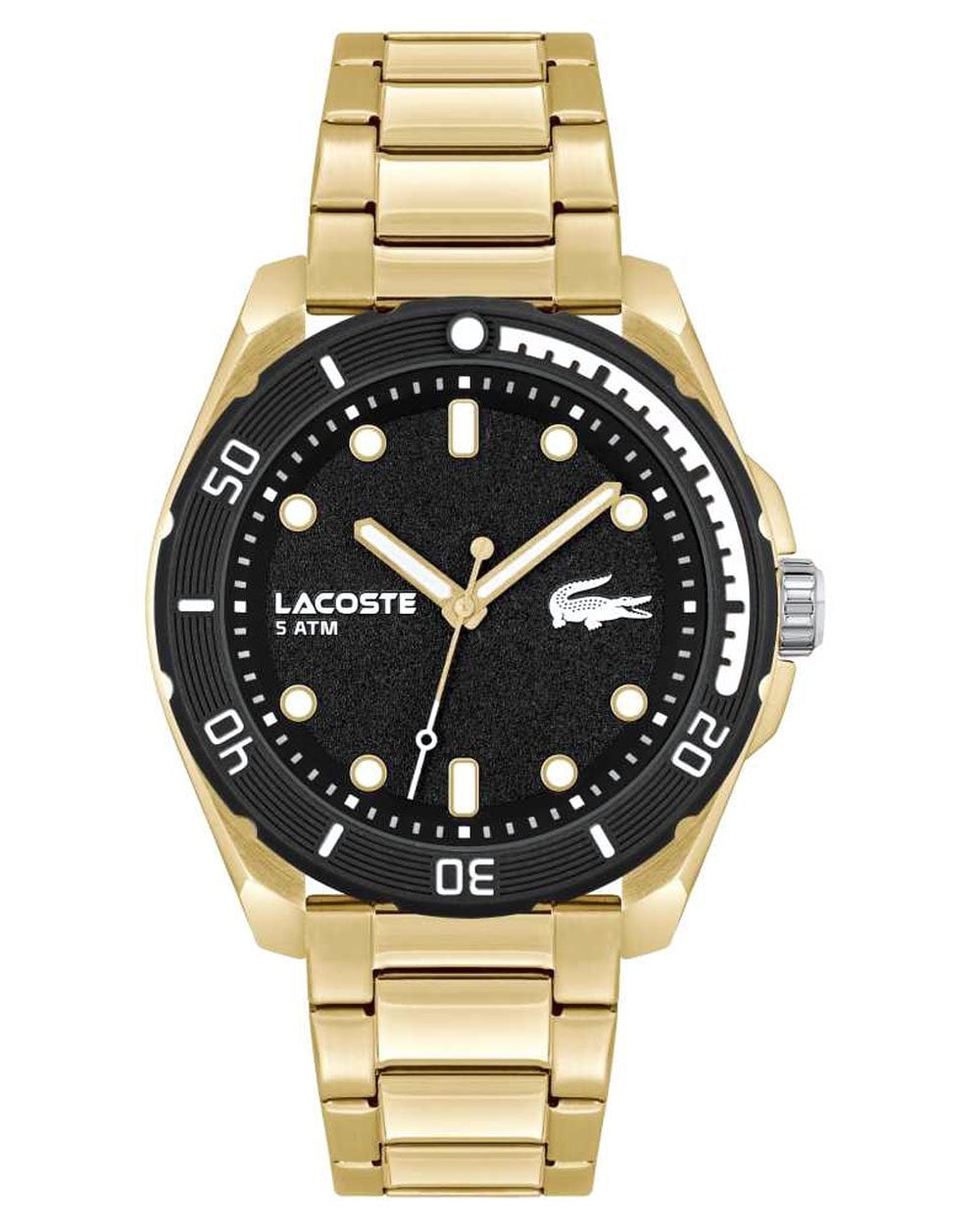 Lacoste Finn Uhr Gold/Schwarz