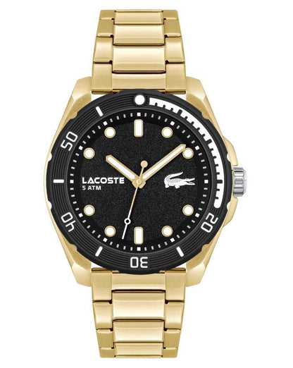 Lacoste Finn Uhr Gold/Schwarz