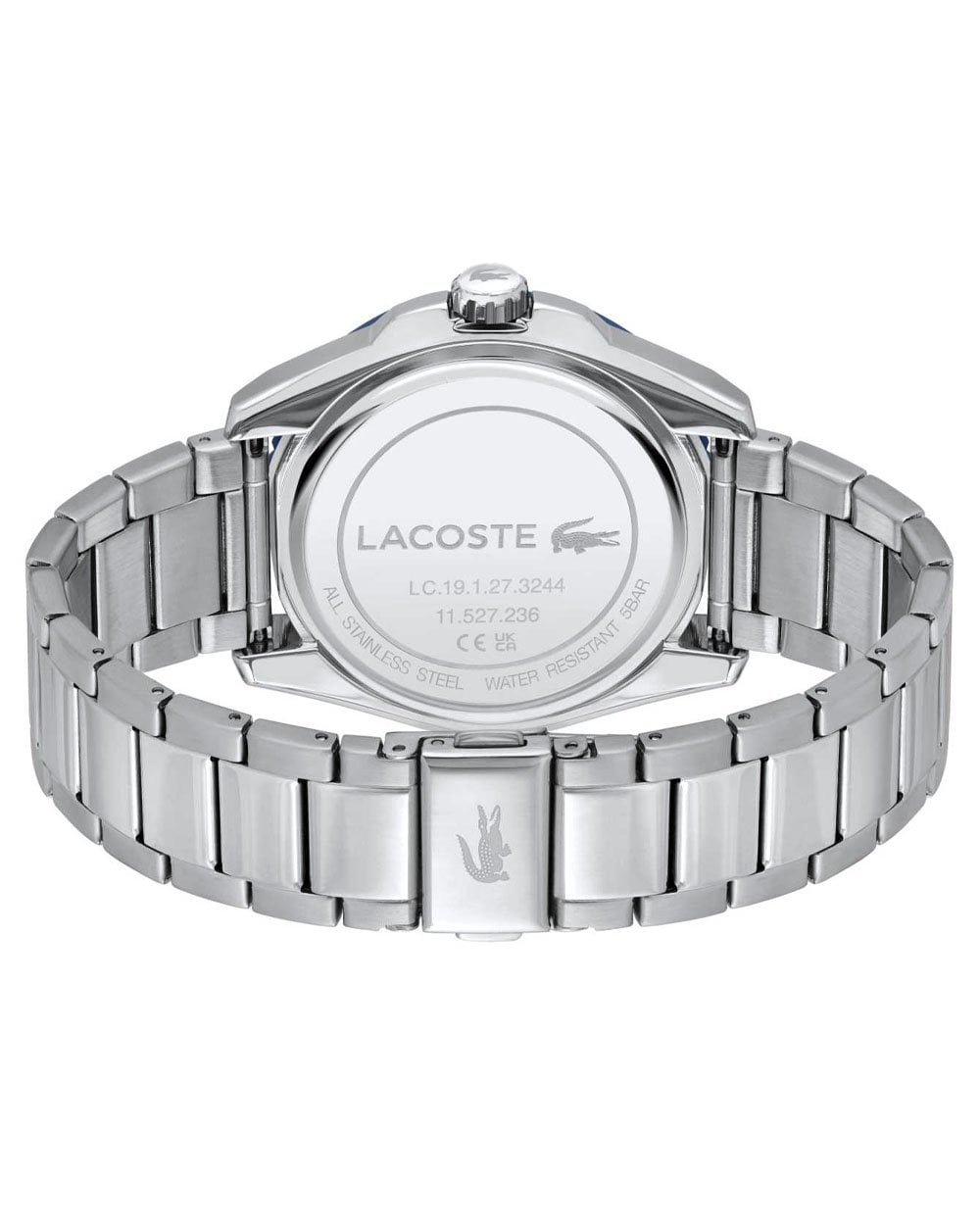 Lacoste Finn Uhr Silber/Blau