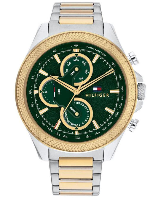 TOMMY WATCHES Tommy Hilfiger Uhren Clark Uhr Gold/Silber/Grün