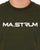 Ma.strum Chest Print T-shirt Dark Green