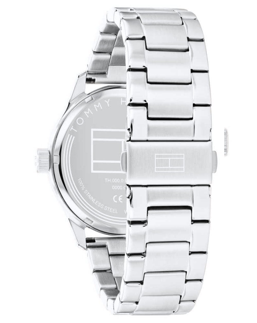 Tommy Hilfiger Uhren Forrest Uhr Silber/Schwarz