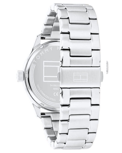 Tommy Hilfiger Uhren Forrest Uhr Silber/Schwarz