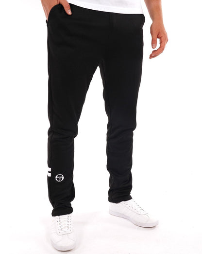 Sergio Tacchini Trainingshose mit Reißverschluss unten in Schwarz