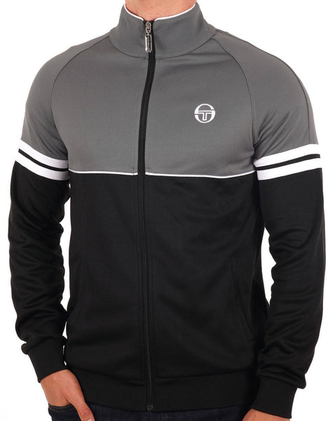 Sergio Tacchini Orion Track Top Grey/Black