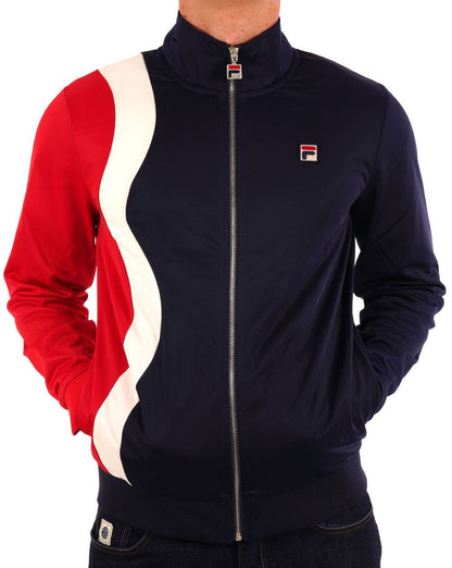 Fila Vintage Max Trainingsjacke Marineblau/Rot/Gardenia