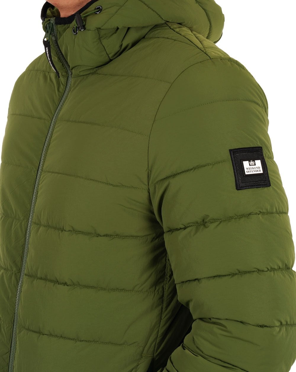 Weekend Offender La Guardia Steppjacke Olivgrün