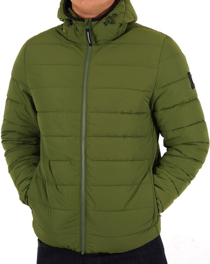 Weekend Offender La Guardia Steppjacke Olivgrün