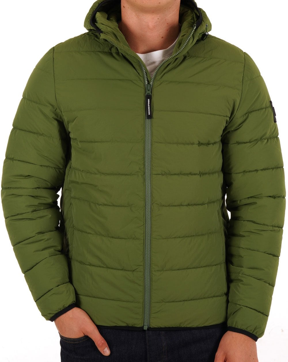 Weekend Offender La Guardia Steppjacke Olivgrün