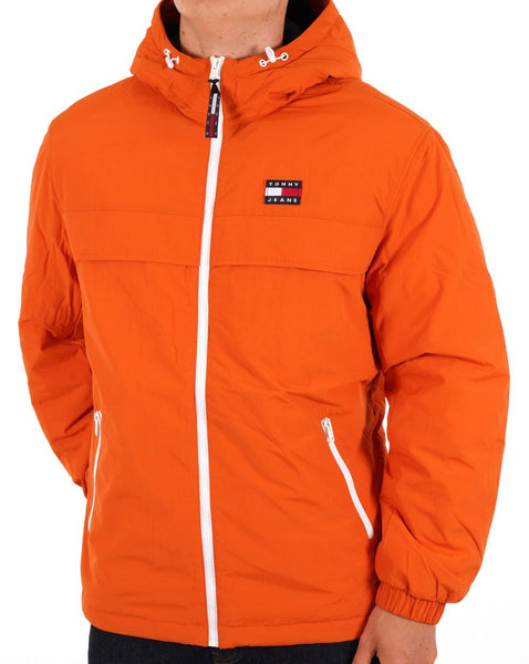 Tommy Jeans Chicago Padded Windbreaker Orange