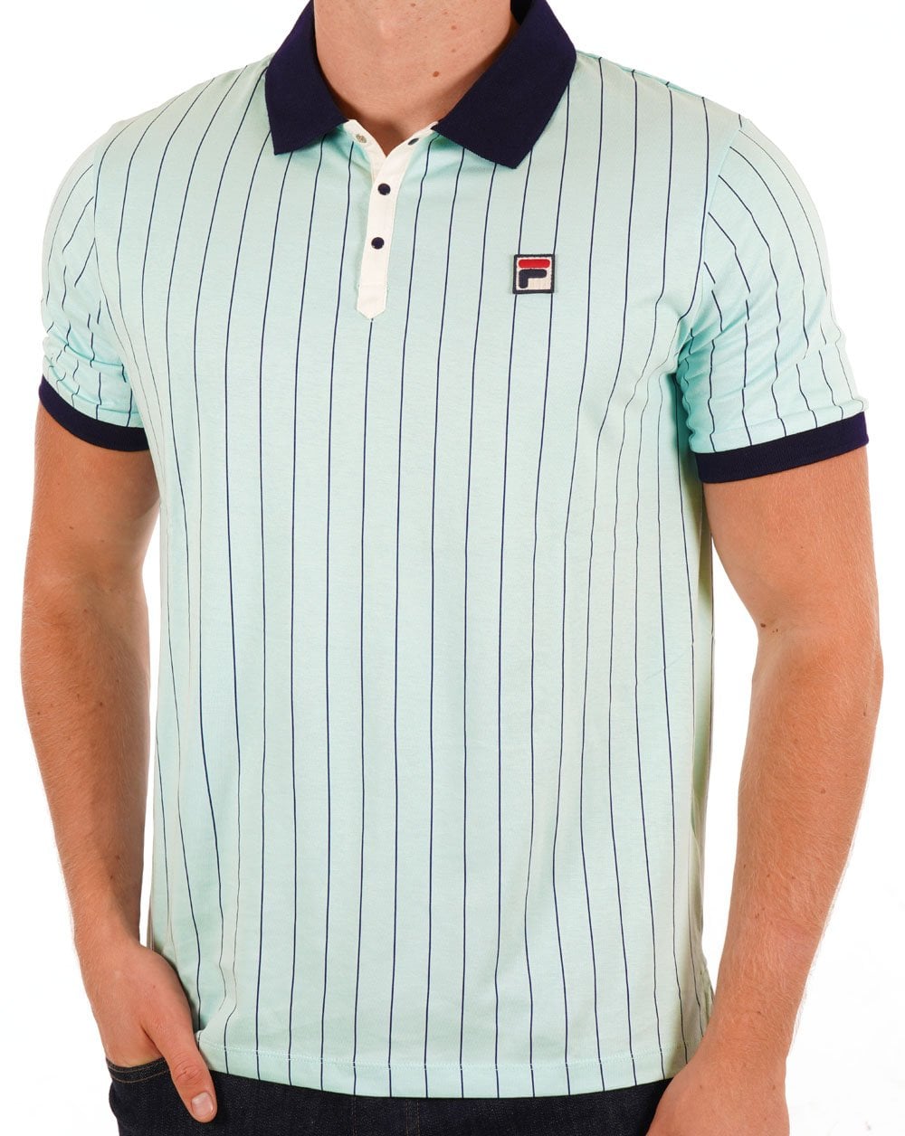 Fila Vintage BB1 ​​Poloshirt Pastelltürkis