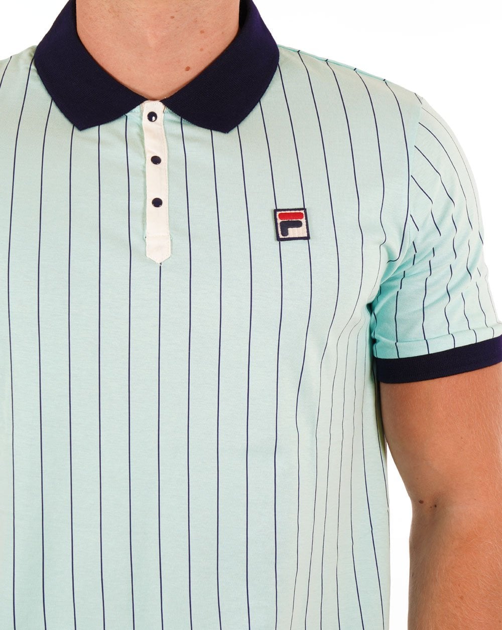 Fila Vintage BB1 ​​Poloshirt Pastelltürkis