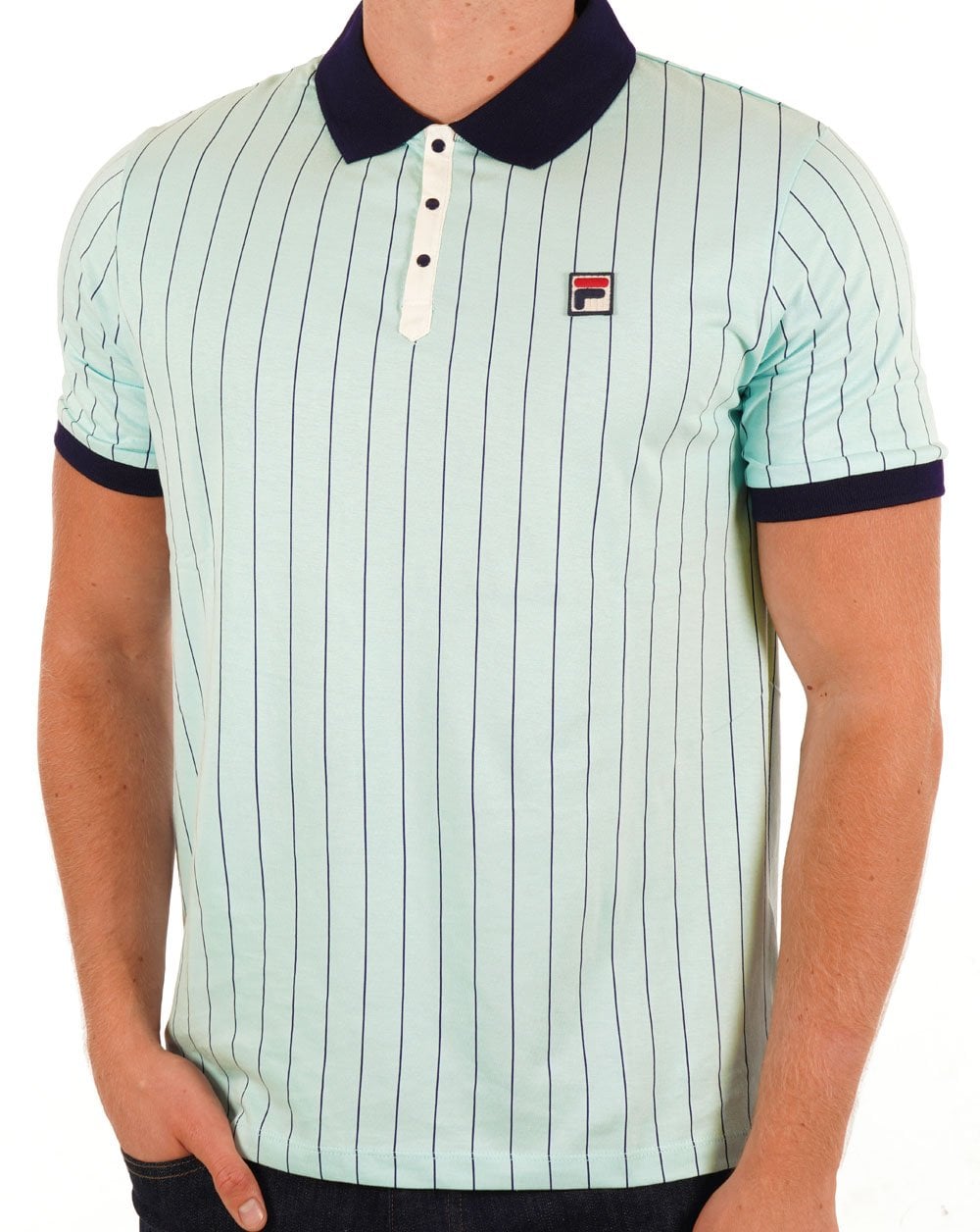 Fila Vintage BB1 ​​Poloshirt Pastelltürkis