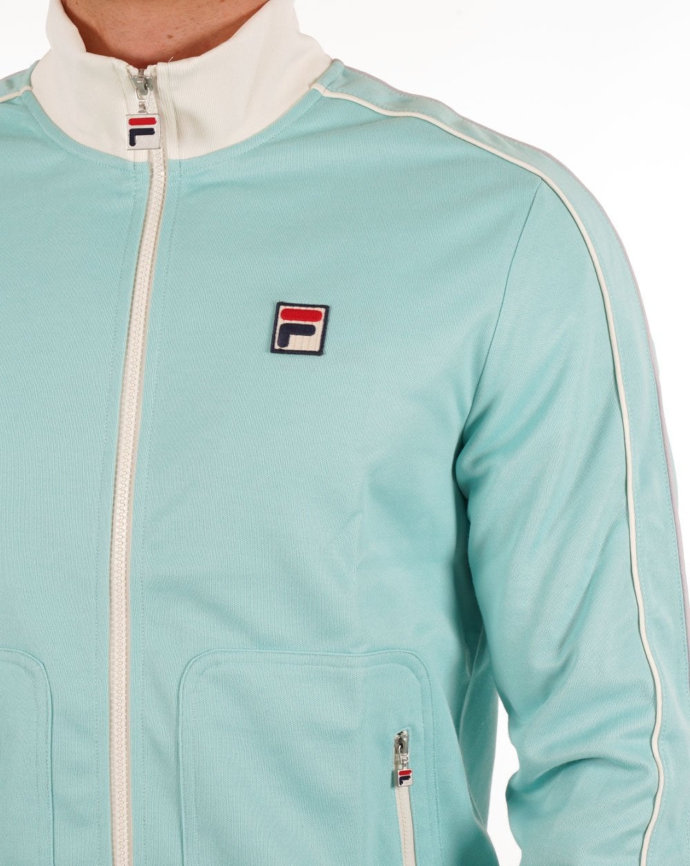 Fila Vintage Fitz Piping Track Top Pastelltürkis